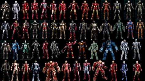 all iron man suits in mcu|every iron man mark website.